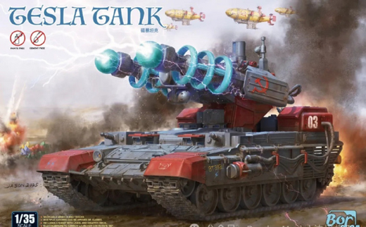 Border Model New Release (BC-005): 1/35 Tesla Tank