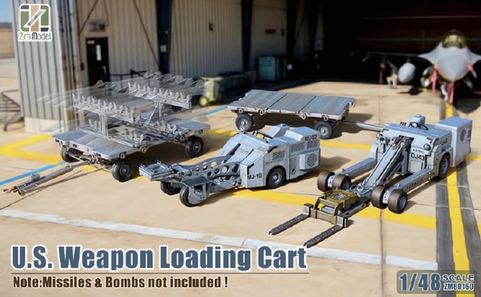 ZIMI New Release (ZM80160): 1/48 U.S. Weapon Loading Cart