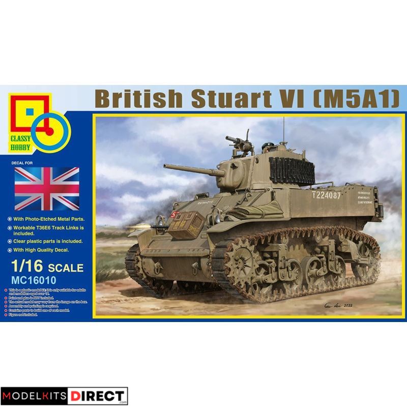 Classy Hobby MC16010 1/16 M5A1 British Stuart VI