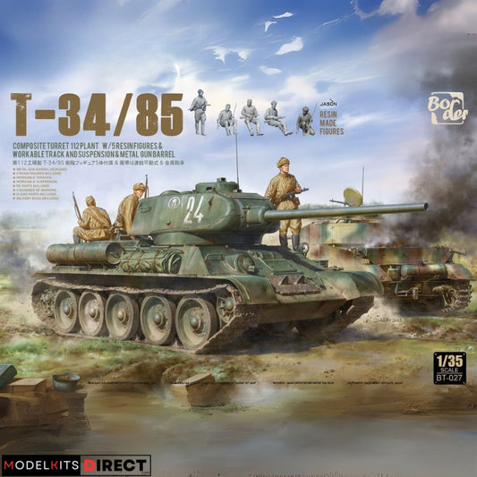 Border Model BT-027 1/35 T-34/85 w/ Composite Turret from 112 Plant