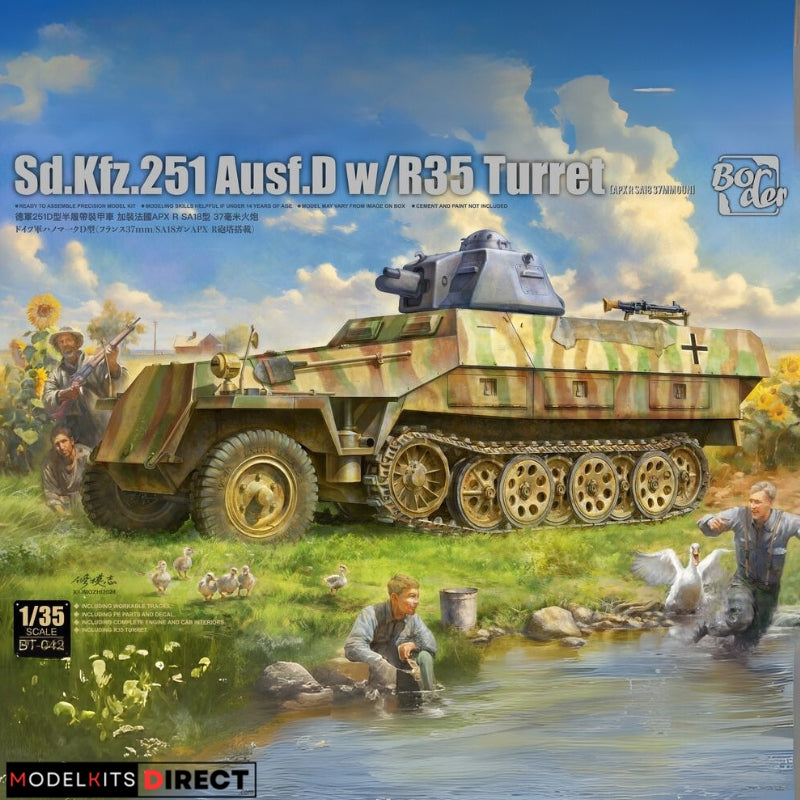 Border Model BT-042 1/35 Sd.Kfz.251 Ausf.D w/ R35 Turret