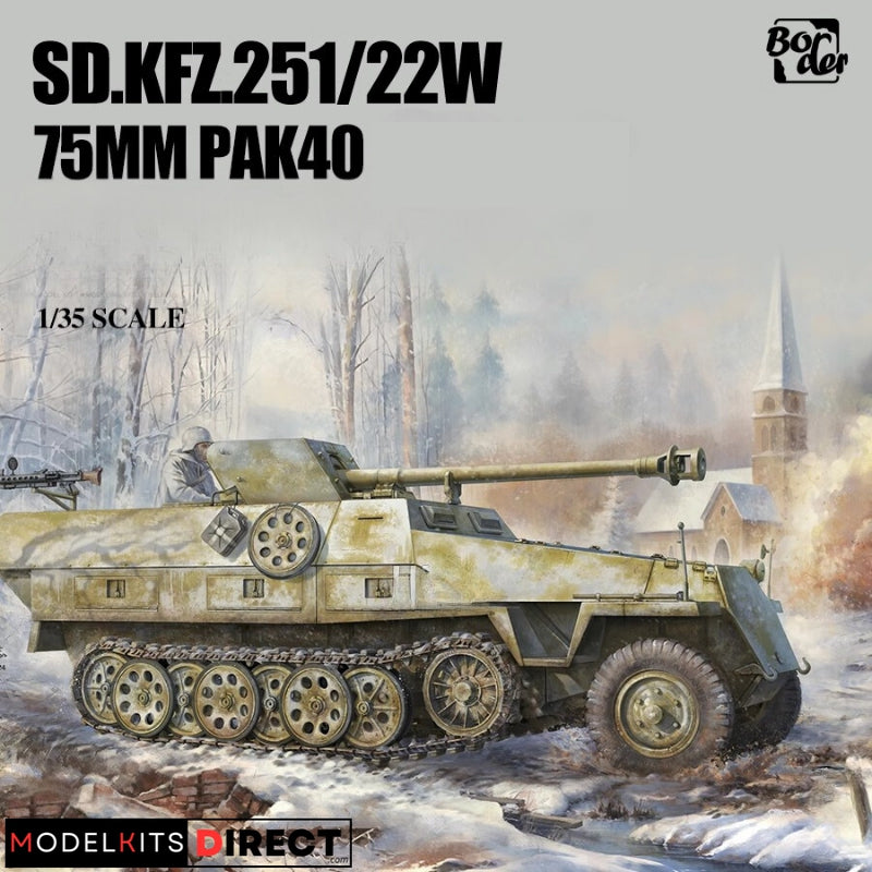 Grenzmodell BT-043 1/35 Sd.Kfz.251/22 mit 7,5 cm PaK 40 „Pakwagen“