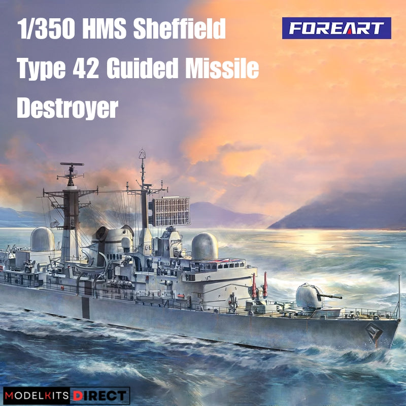 FOREART 3001 1/350 HMS Sheffield Type 42 Guided Missile Destroyer