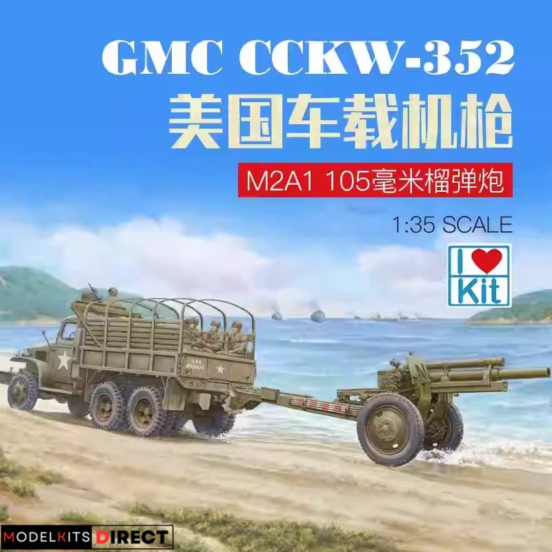 I Love Kit 63567 1/35 CCKW-352 w/ M2A1 Machine Gun Turret Version