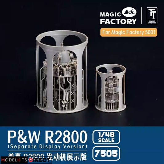 Magic Factory 7506 1/48 Pratt & Whitney R-2800 Double Wasp Engine Separate Display Version