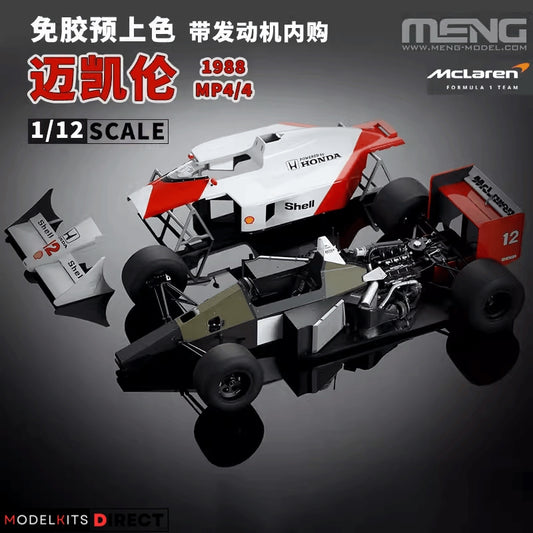 Meng Model RS-005 1/12 McLaren MP4/4 1988 Pre-colored Edition