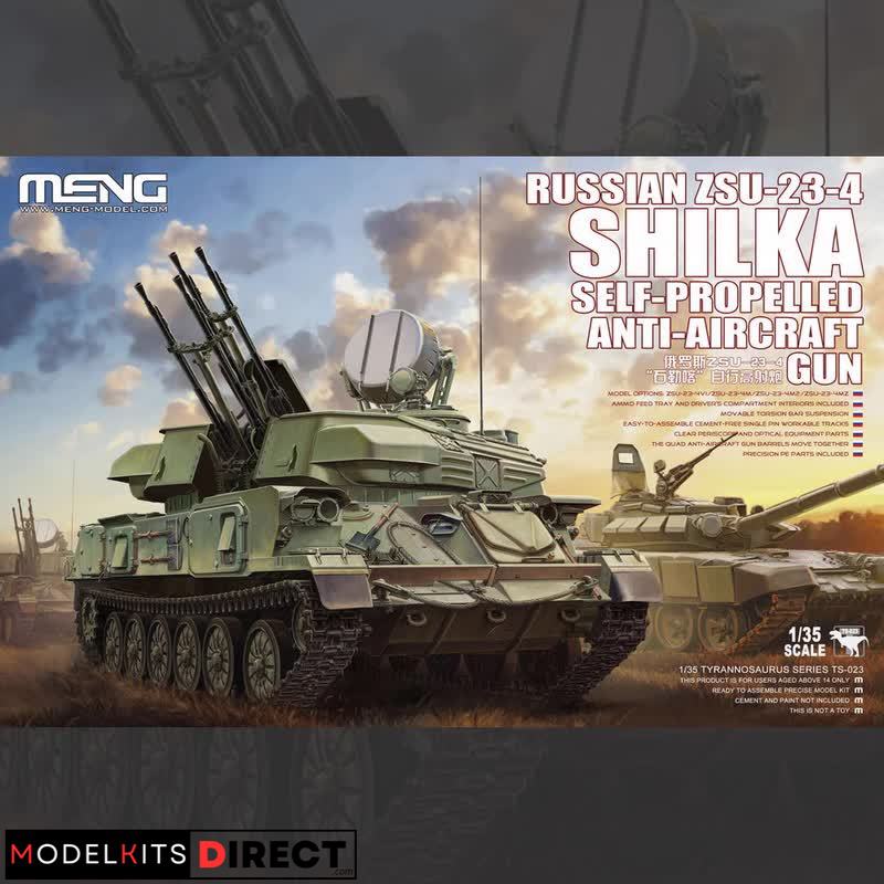 Meng Model TS-023 1/35 Russian ZSU-23-4 Shilka