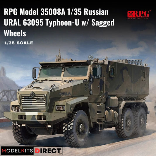 RPG Model 35008A 1/35 Russian URAL 63095 Typhoon-U w/ Sagged Wheels