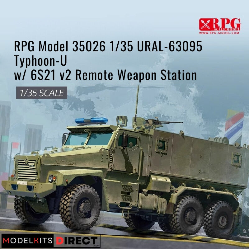 RPG Model 35026 1/35 URAL-63095 Typhoon-U w/ 6S21 v2 Remote Weapon Station