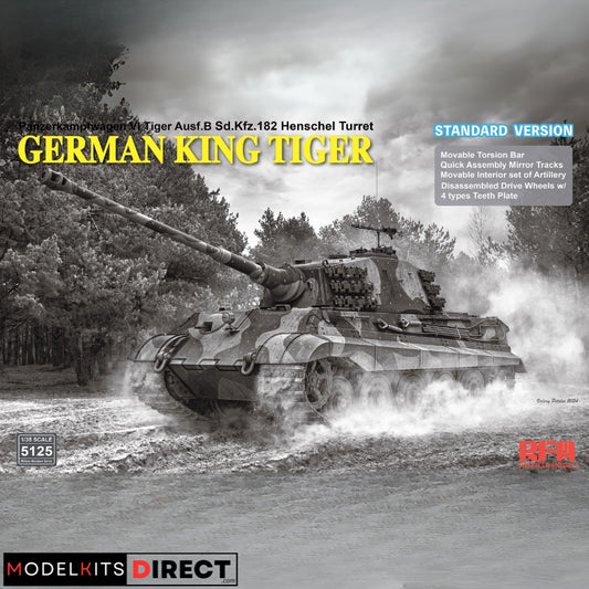 Rye Field Model RM-5125 1/35 King Tiger Ausf.B Sd.Kfz. 182 w/ Henschel Turret