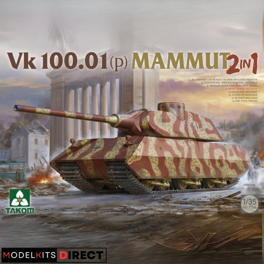 Takom 2156 1/35 VK 100.01 (p) Mammut 2 In 1