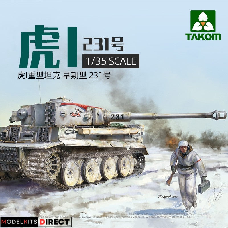 Takom 2196 1/35 Sd.Kfz.181 Pz.Kpfw.VI Ausf.E Tiger I