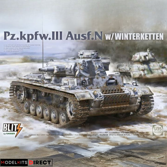 Takom 8011 1/35 Pz.Kpfw. III Ausf. N w/ Winterketten