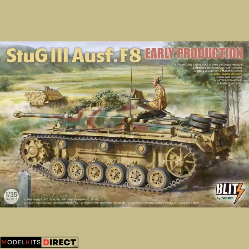 Takom 8013 1/35 Stug III Ausf.F8