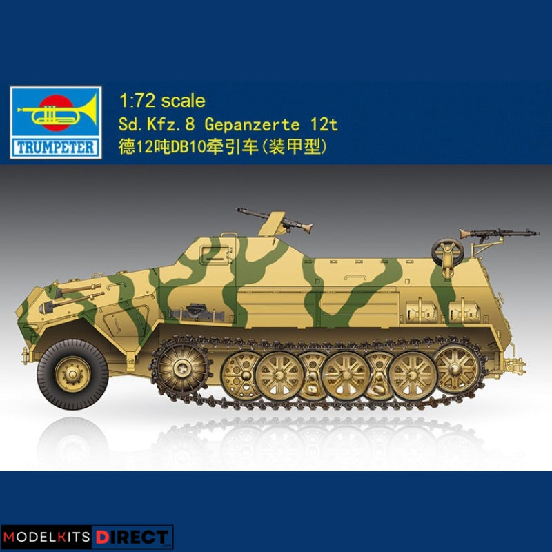 Trumpeter 07407 1/72 Sd.Kfz. 7 Mittlerer Zugkraftwagen 8t