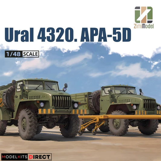 Zimi Model ZM80159 1/48 Ural 4320 & APA-5D Set of 2